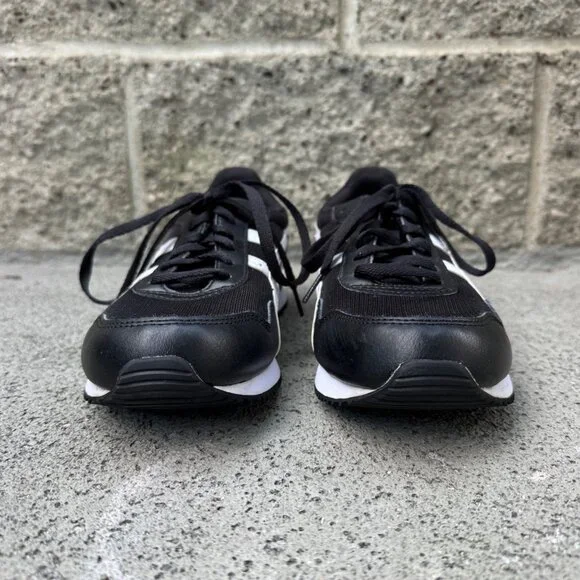 ASICS TIGER RUNNER Sneakers Mens 8.5 Womens 10 Unisex Black Retro Running Shoes - Picture 4 of 11